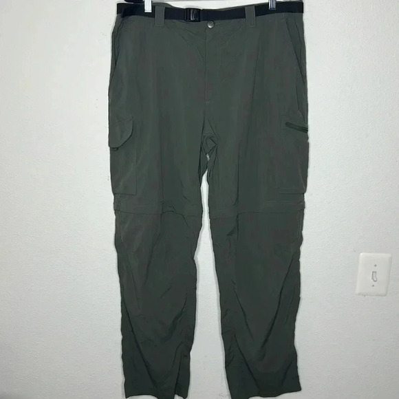 Columbia Silver Ridge Convertible Pants to shorts size 40/ 32 in green - Picture 2 of 5